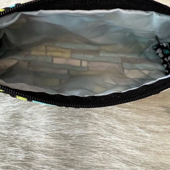 VERA BRADLEY Island Blooms 2012 Long Lined Zipper Cosmetic Case Pencil Pouch Y2K - Picture 9 of 10